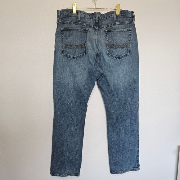 Ariat | M4 Boot Low Rise Denim Jeans Cowboy Western Rodeo Mens 40 x 32 - Picture 3 of 7